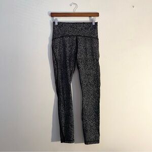 Lululemon athletica Black Patterned Leggings